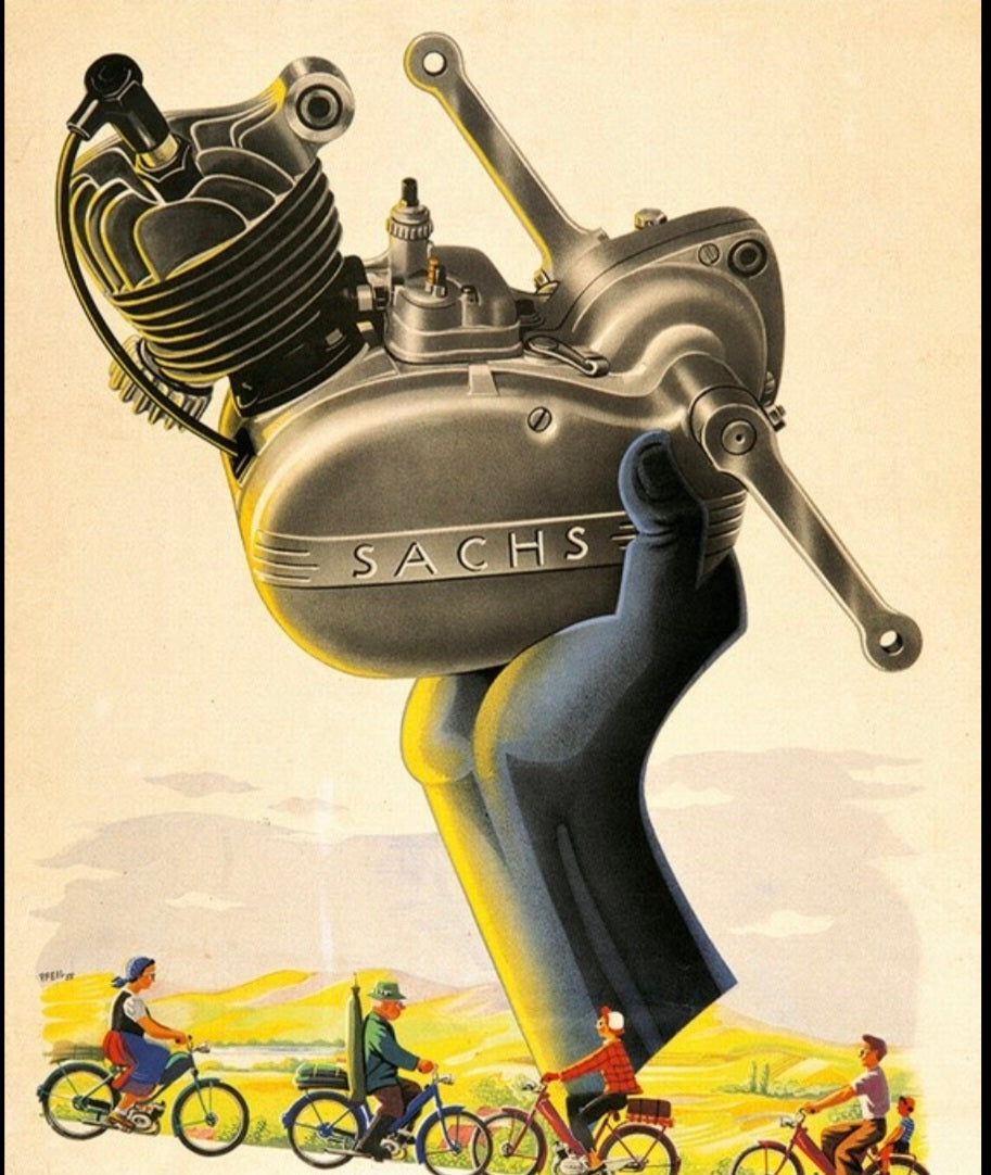 50 er Jahre Mopeds mit Sachs Motor