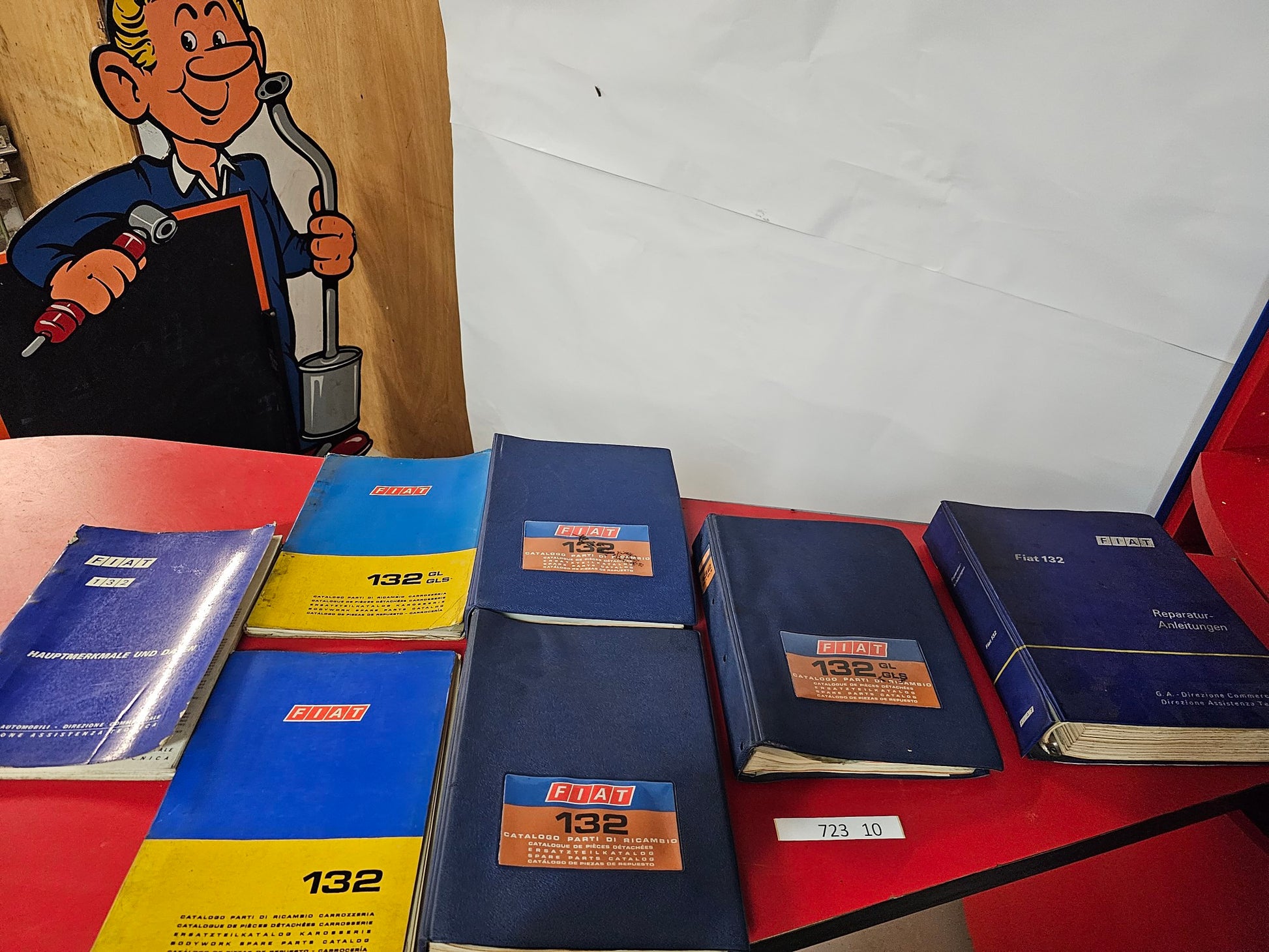Fiat 132 Werkstatt Handbuch Ersatzteil Katalog