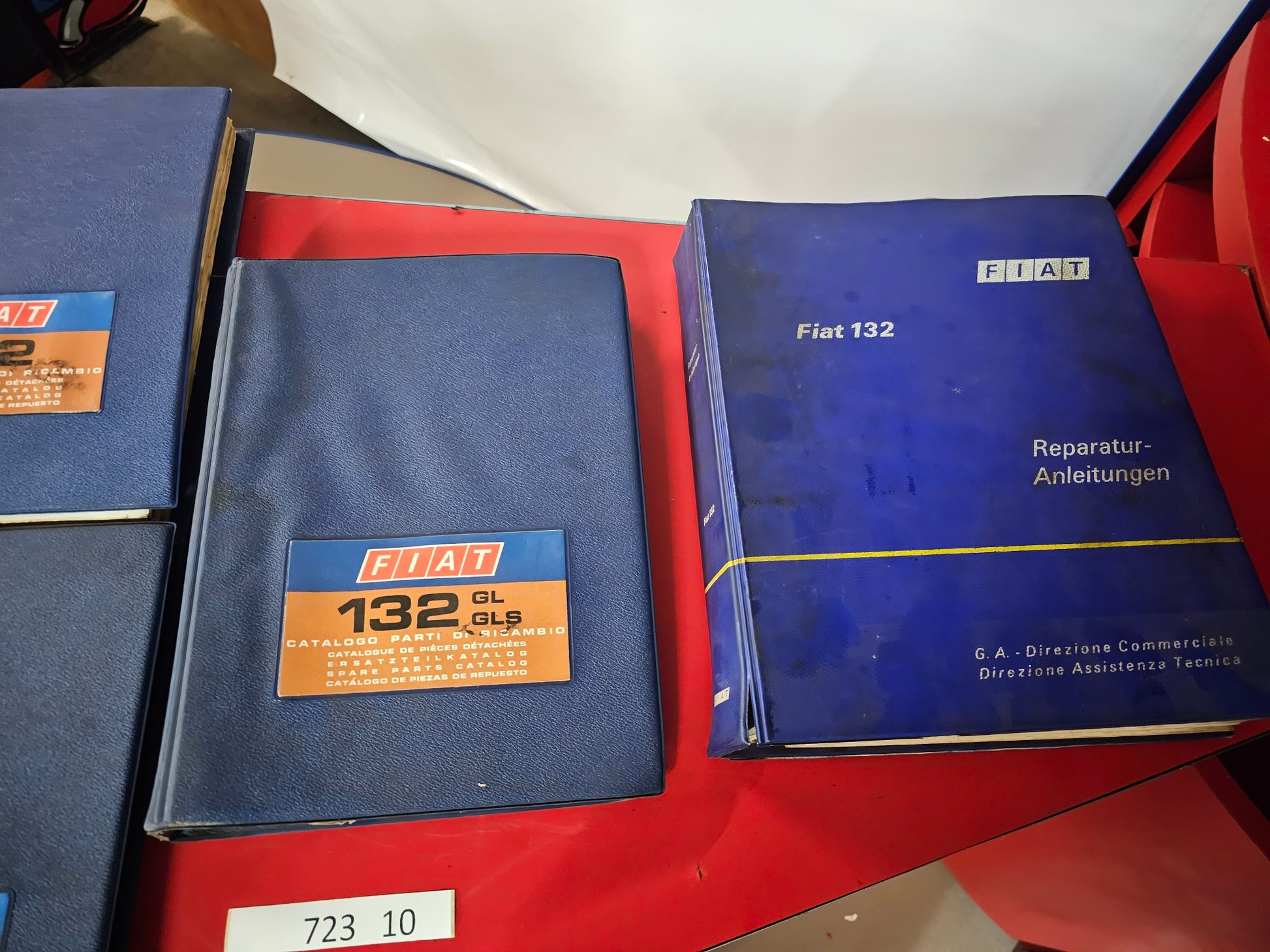 Fiat 132 Werkstatt Handbuch Ersatzteil Katalog