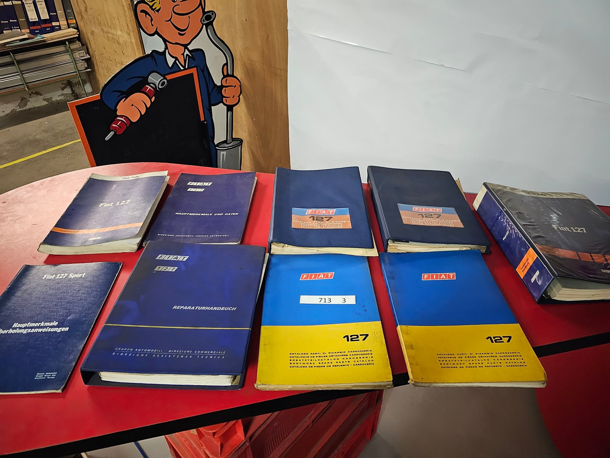 Fiat 127 Reparaturanleitung Werkstatt Handbuch Ersatzteil Katalog