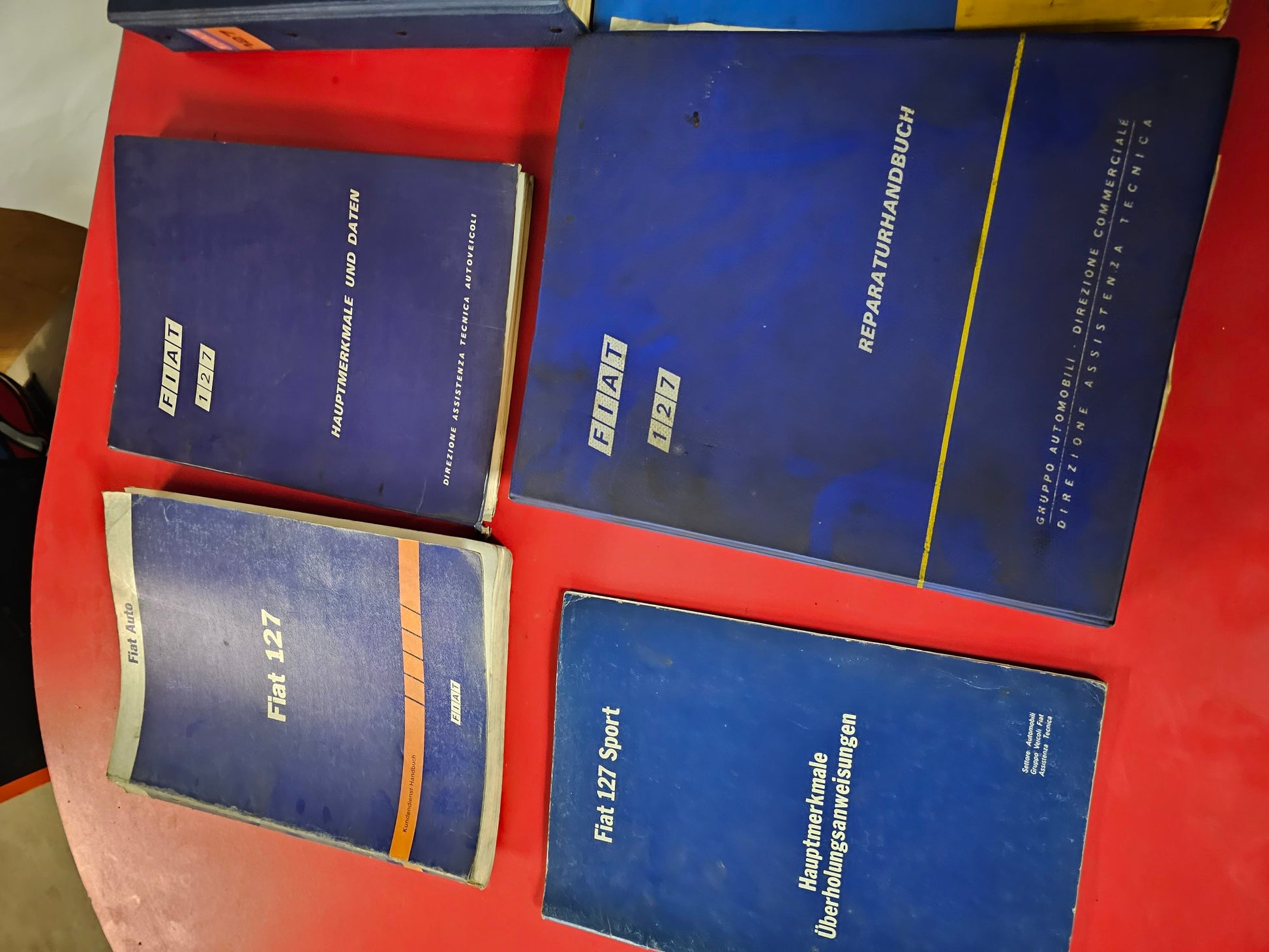 Fiat 127 Reparaturanleitung Werkstatt Handbuch Ersatzteil Katalog