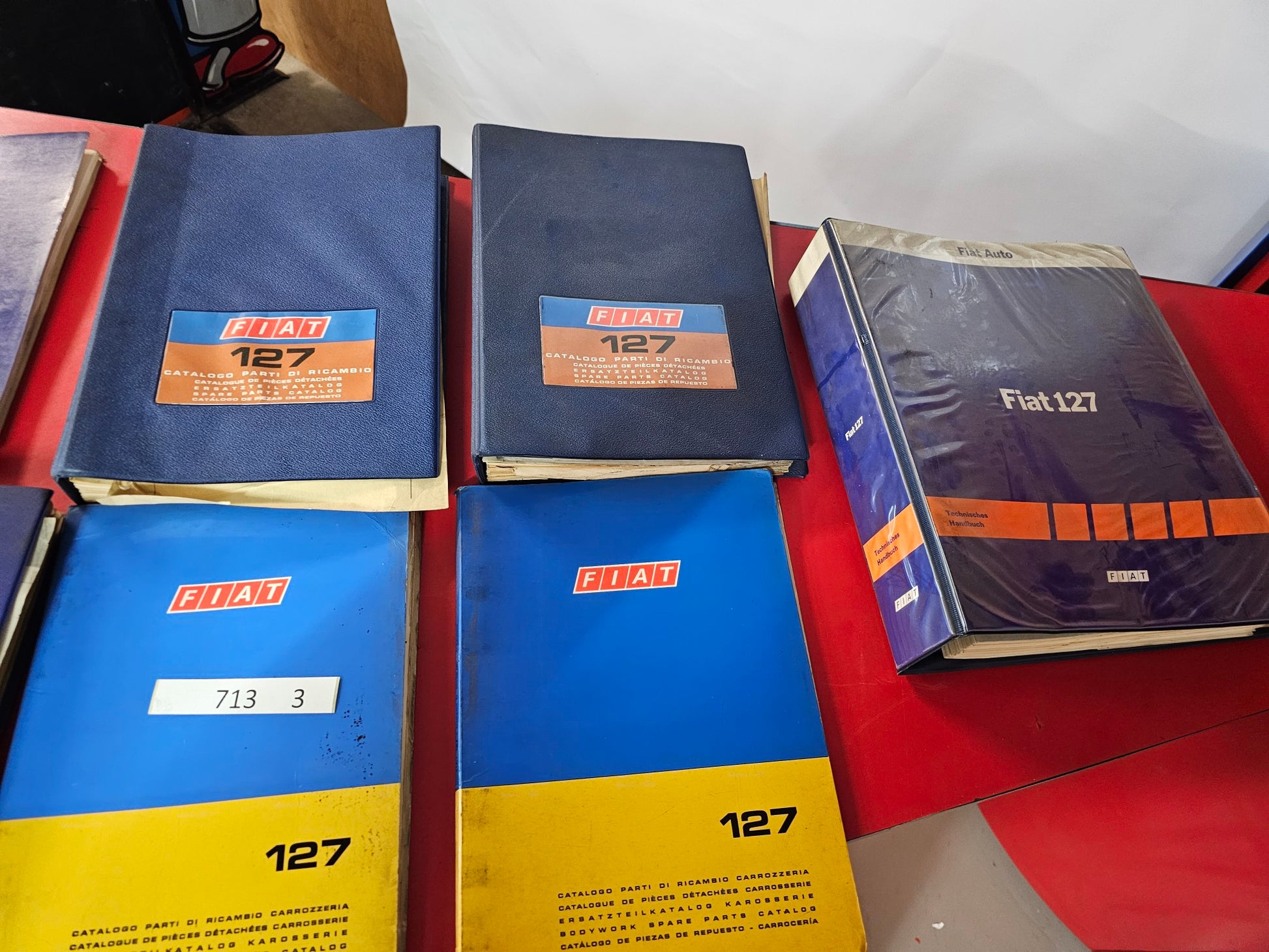 Fiat 127 Reparaturanleitung Werkstatt Handbuch Ersatzteil Katalog