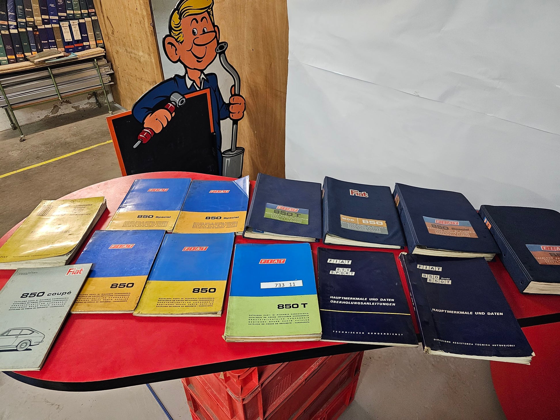 Fiat 850 Reparaturanleitung Werkstatt Handbuch Ersatzteil Katalog