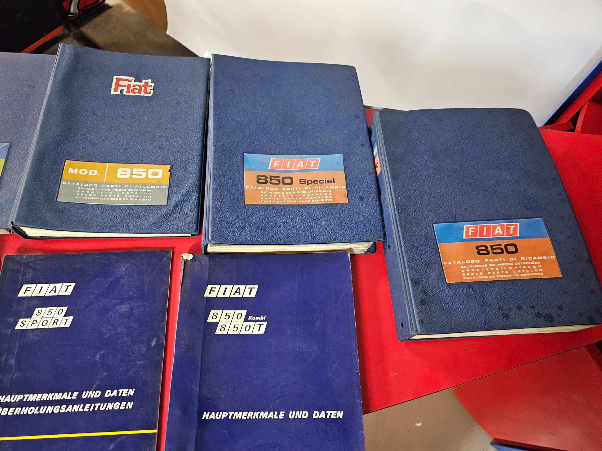 Fiat 850 Reparaturanleitung Werkstatt Handbuch Ersatzteil Katalog