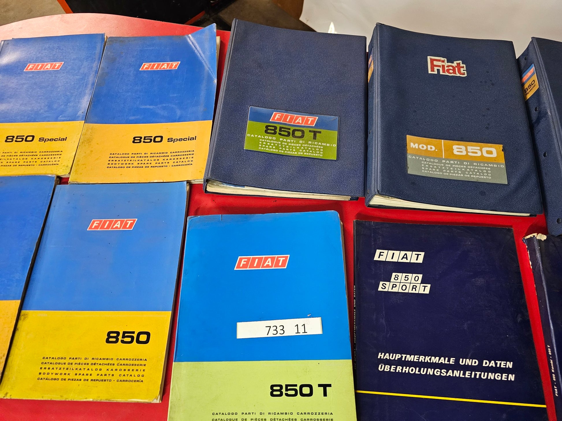 Fiat 850 Reparaturanleitung Werkstatt Handbuch Ersatzteil Katalog