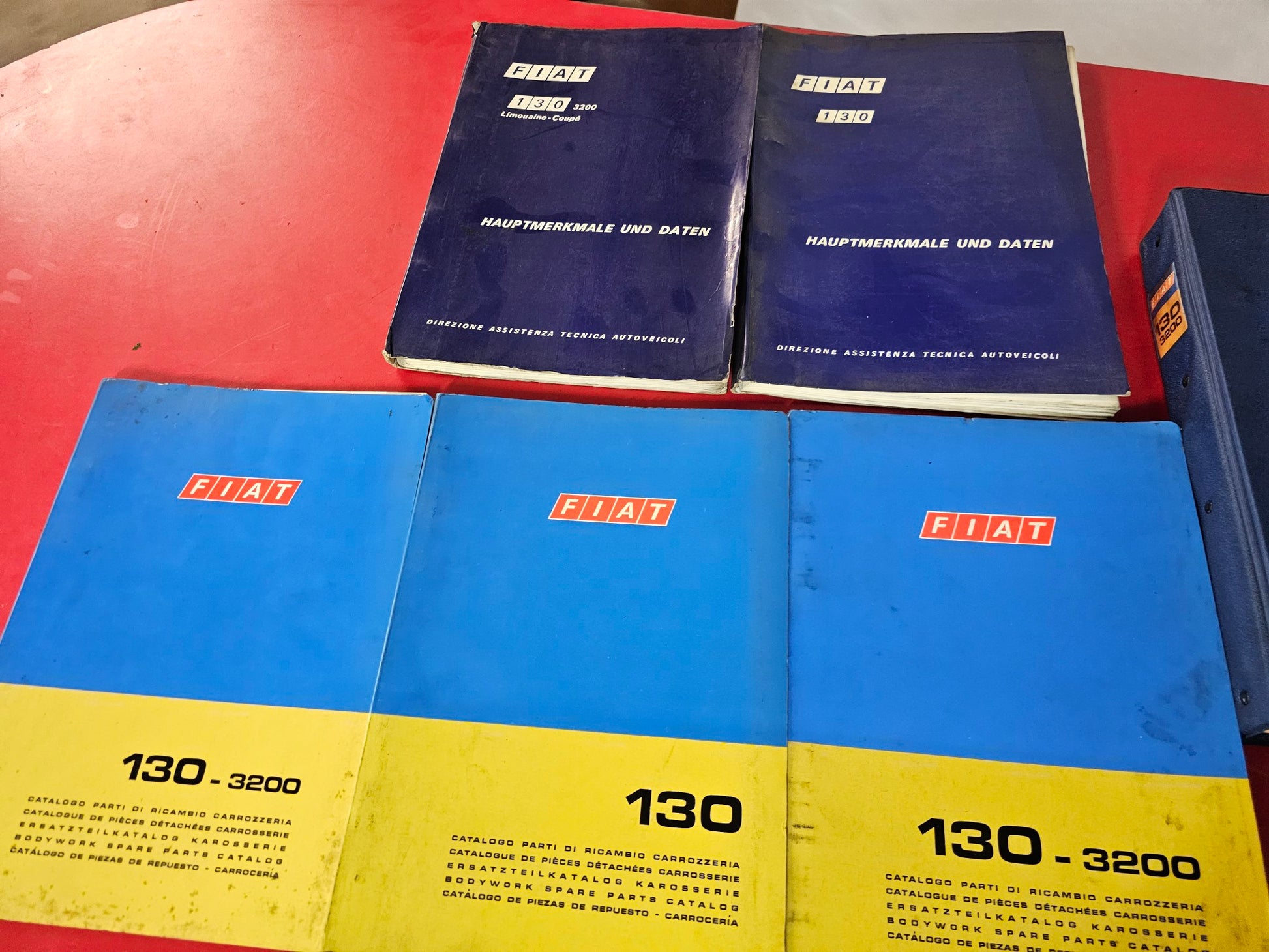 Fiat 130 Reparaturanleitung Werkstatt Handbuch Ersatzteil Katalog