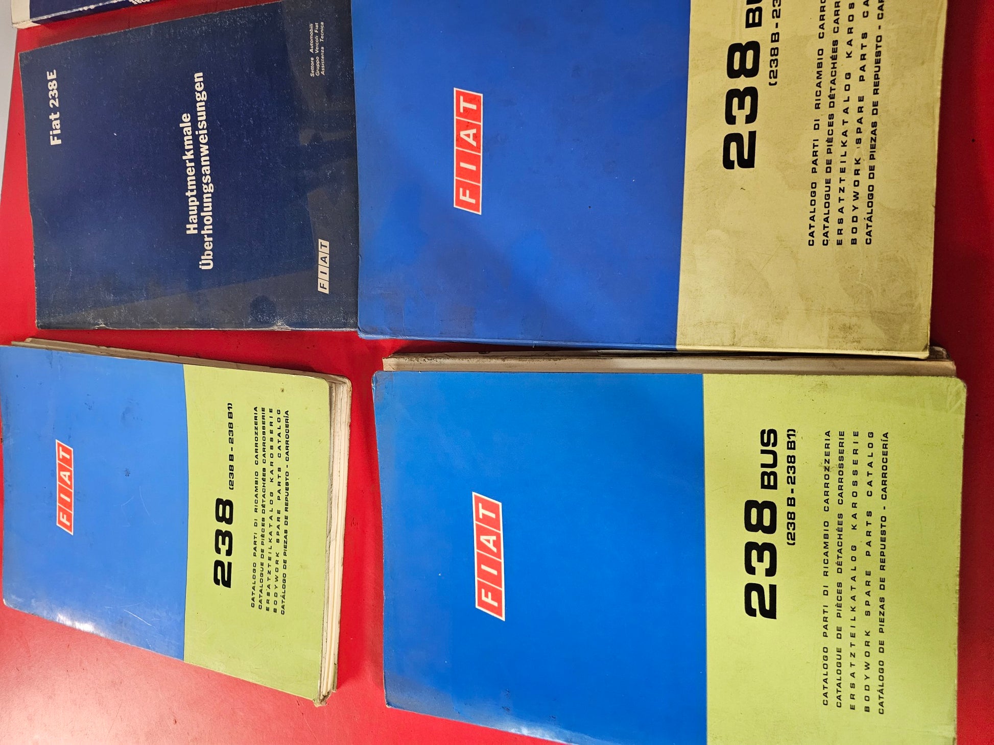 Fiat 238 Reparaturanleitung Werkstatt Handbuch Ersatzteil Katalog