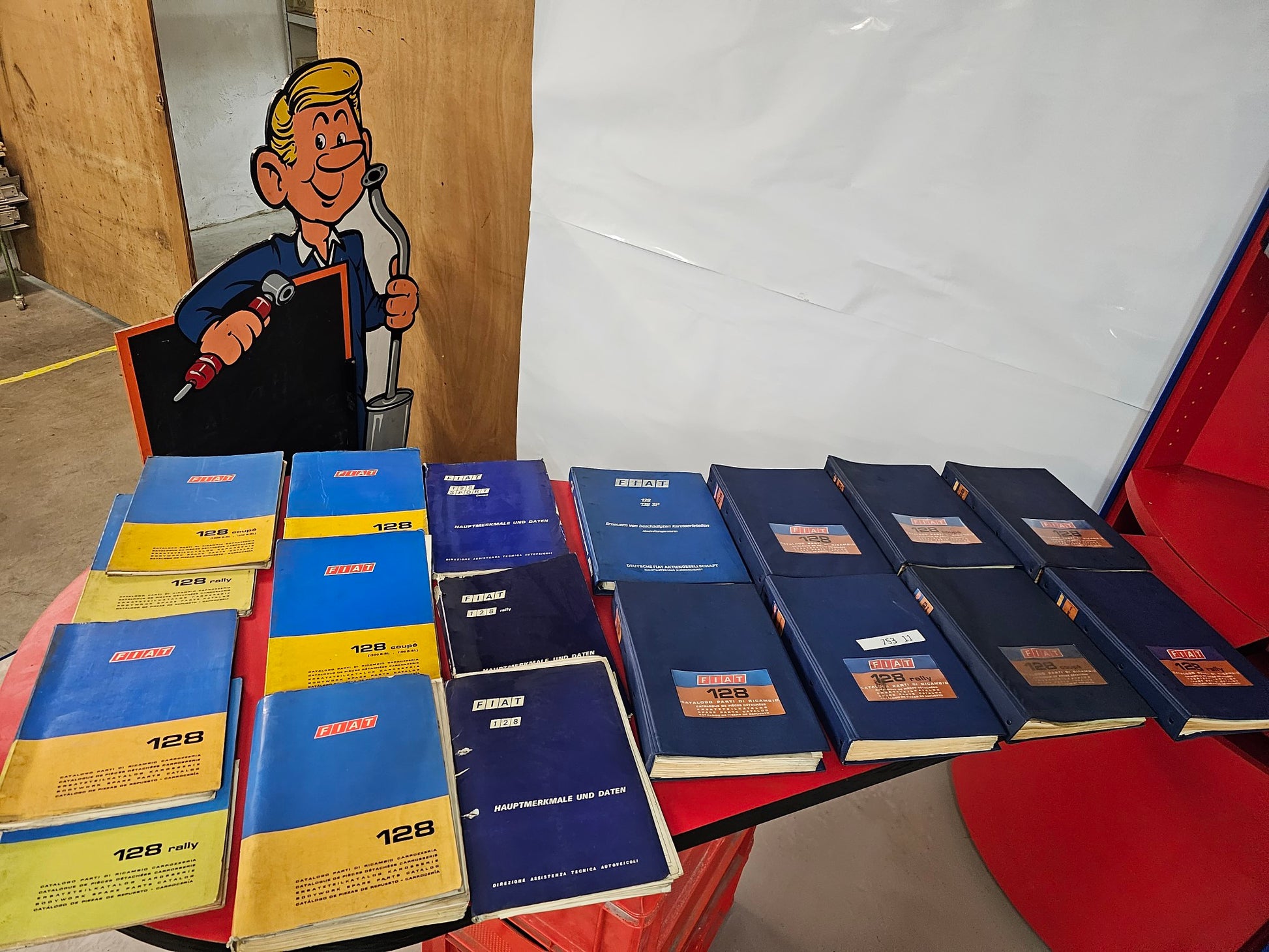 Fiat 128 Reparaturanleitung Werkstatt Handbuch Ersatzteil Katalog