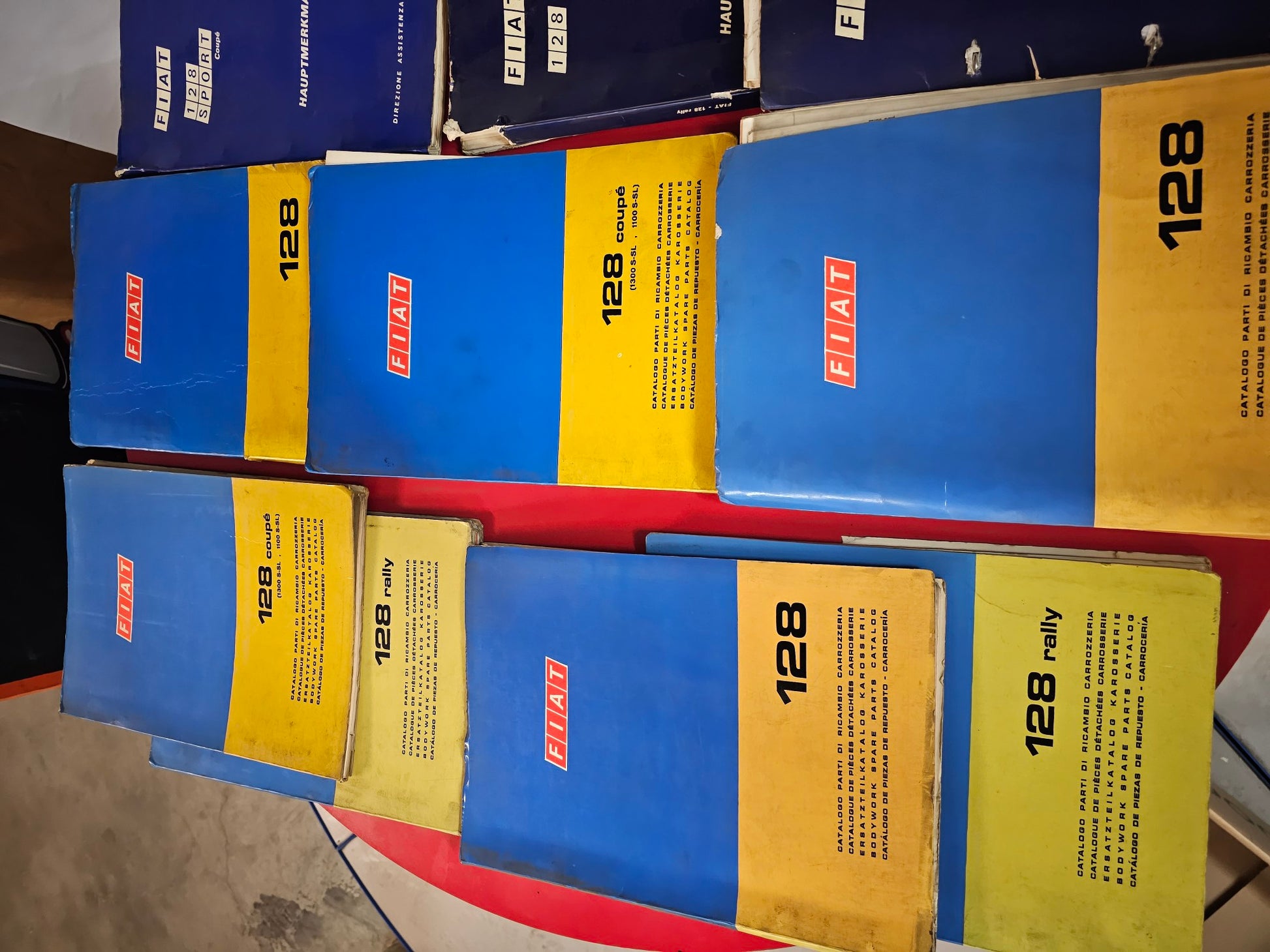 Fiat 128 Reparaturanleitung Werkstatt Handbuch Ersatzteil Katalog