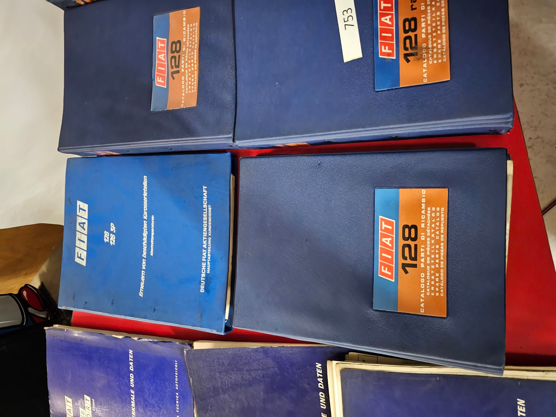 Fiat 128 Reparaturanleitung Werkstatt Handbuch Ersatzteil Katalog