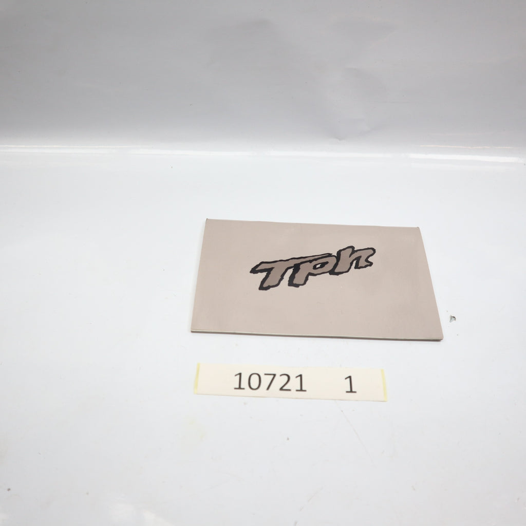 Piaggio Tph Bediengungsanleitung