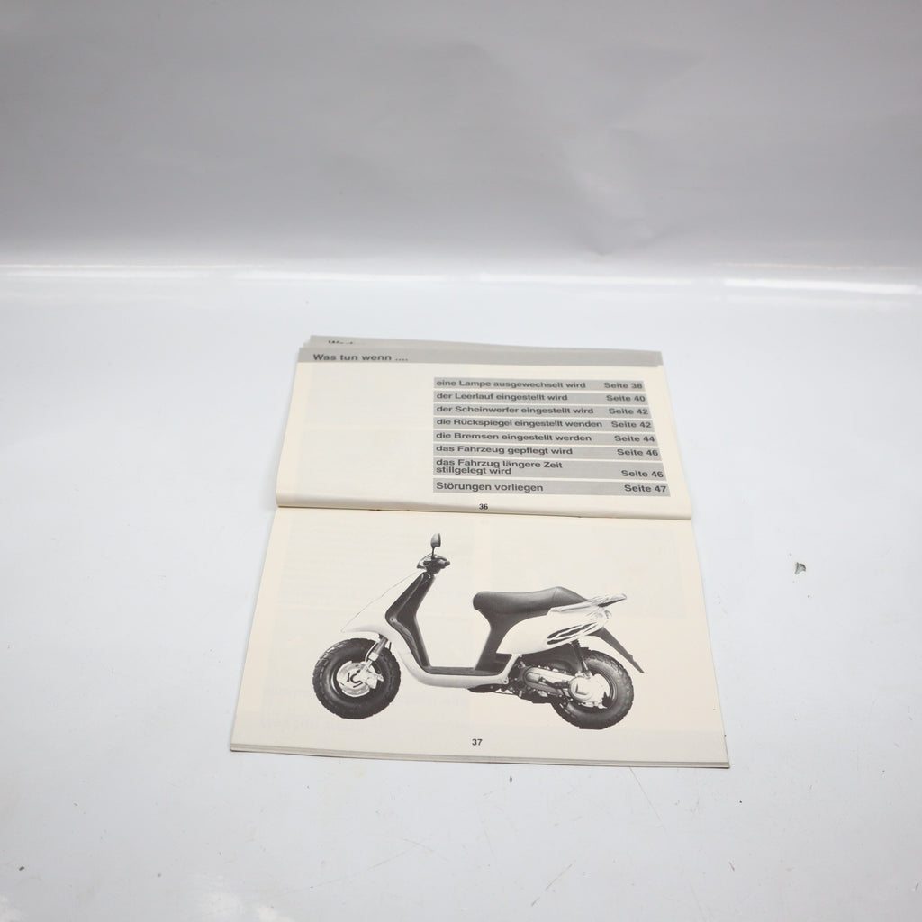 Piaggio Tph Bediengungsanleitung