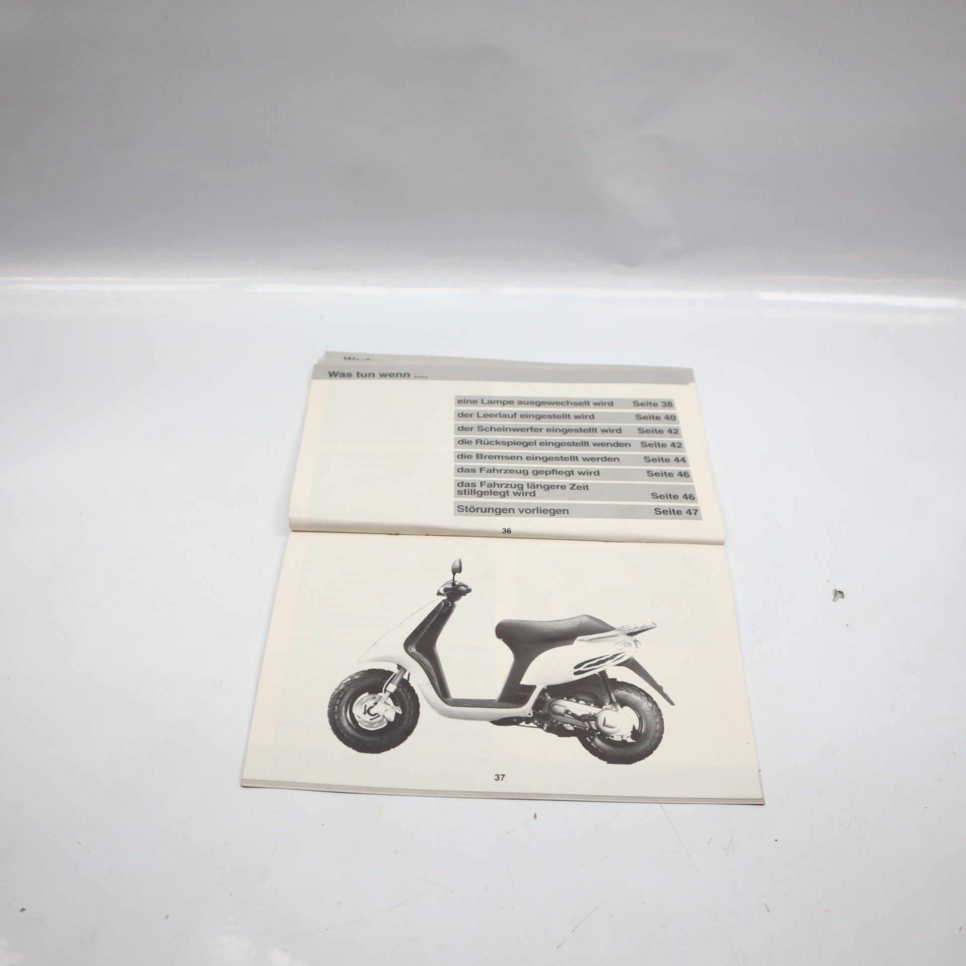 Piaggio Tph Bediengungsanleitung