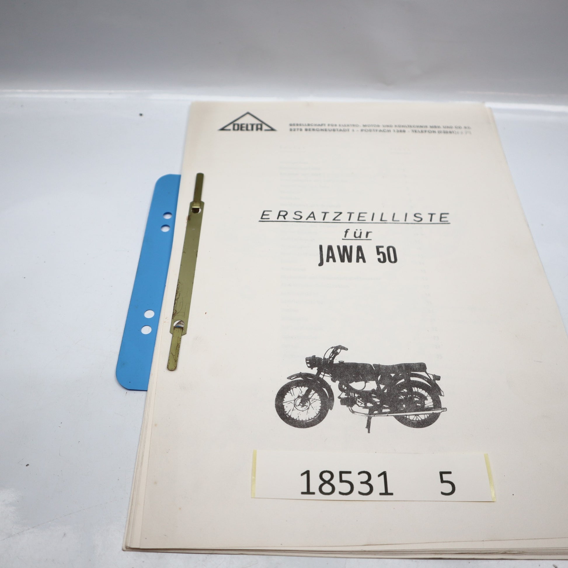 Jawa 50 Ersatzteilliste