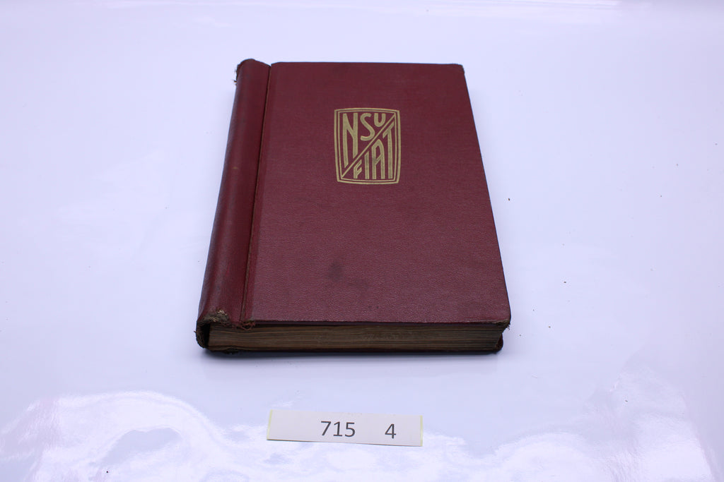 Original NSU Fiat Ersatzteil Katalog