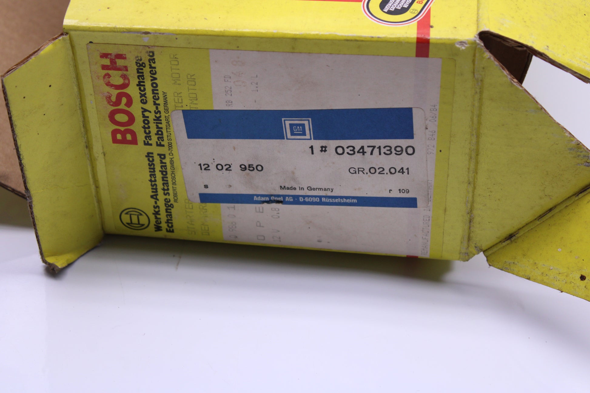 Original Opel Corsa A Anlasser Bosch NOS