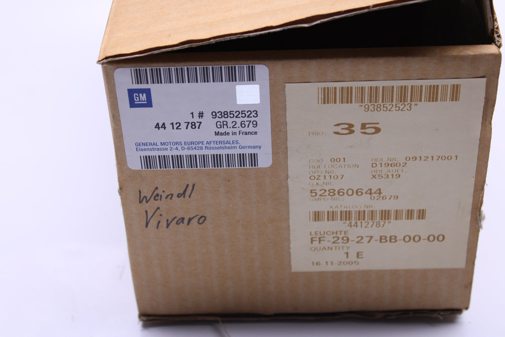 Original Opel Vivaro Blinker NOS