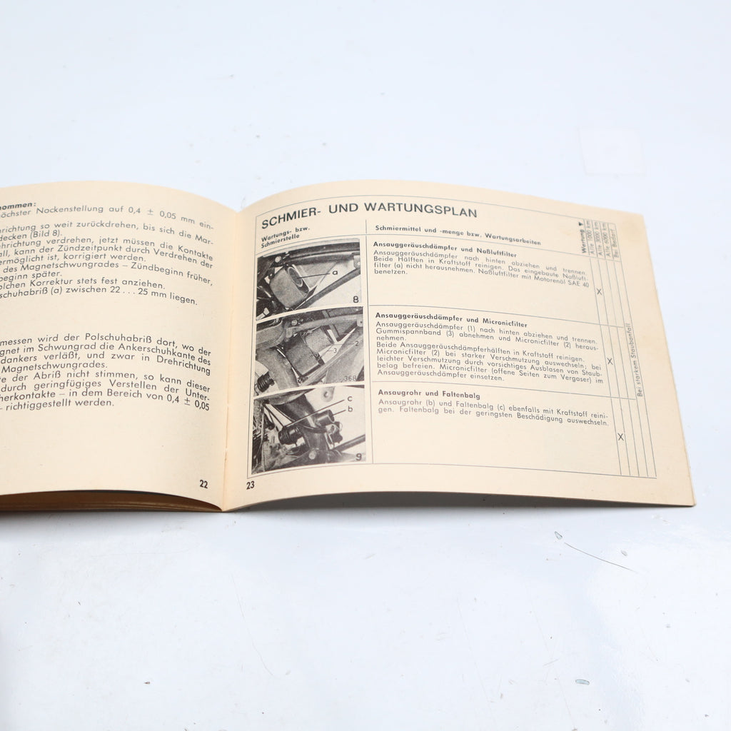 HERCULES K 50 SACHS 50 S MOTOR BETRIEBSANLEITUNG