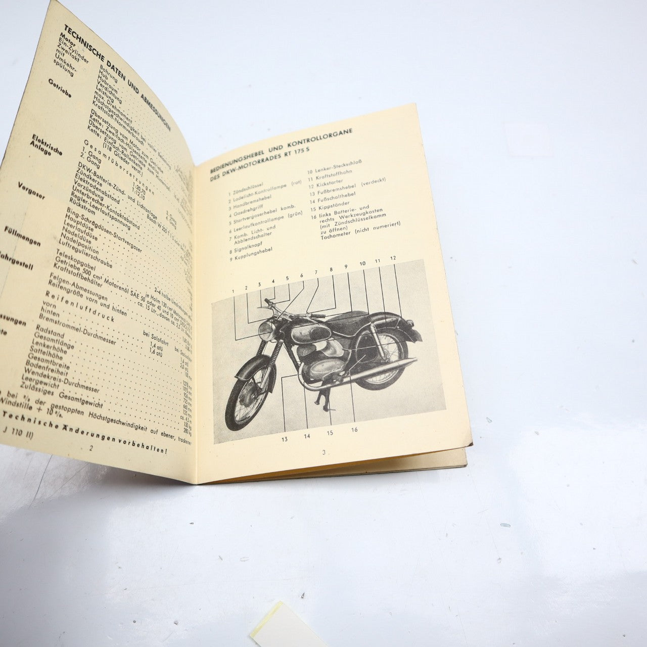 DKW RT 175 1 BETRIEBSANWEISUNG