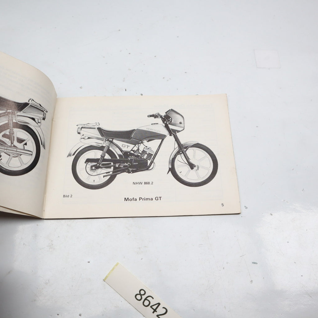 HERCULES PRIMA GT BETRIEBSANLEITUNG