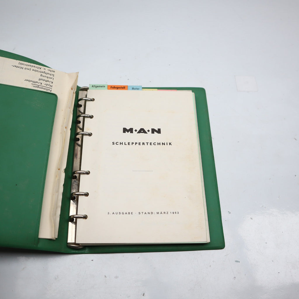 MAN TRAKTOR TECHNISCHE DATEN ORDNER