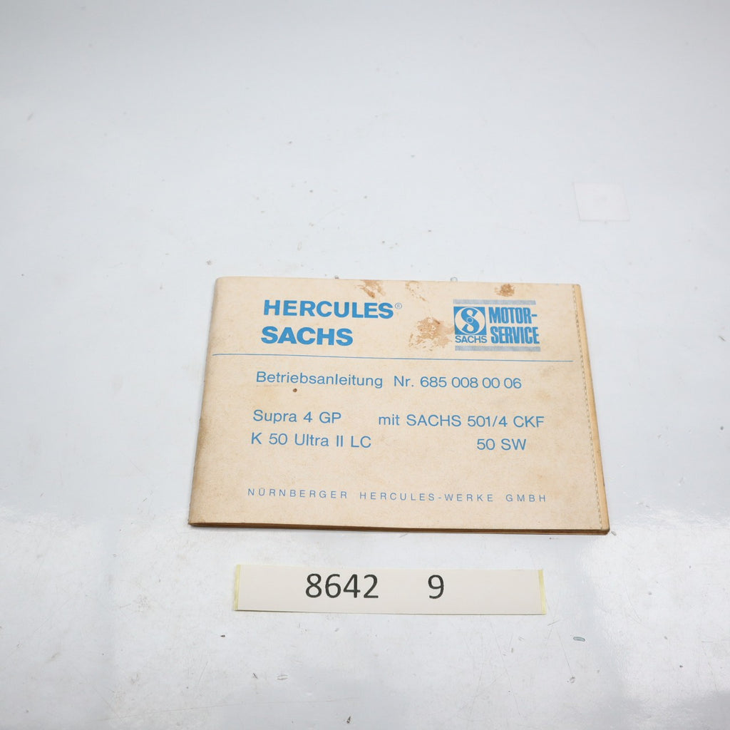 HERCULES SUPRA 4 GP / K 50 ULTRA BETRIEBSANLEITUNG