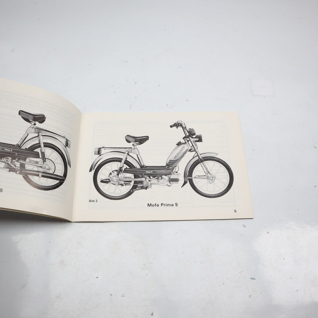 HERCULES PRIMA 5 BETRIEBSANLEITUNG