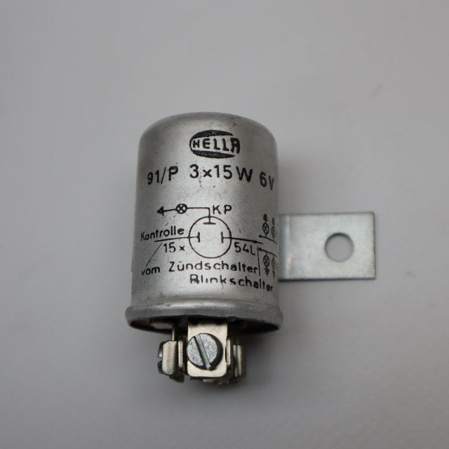 Hella Blinkerrelais 91/P 3*15W 6 v NEU NOS