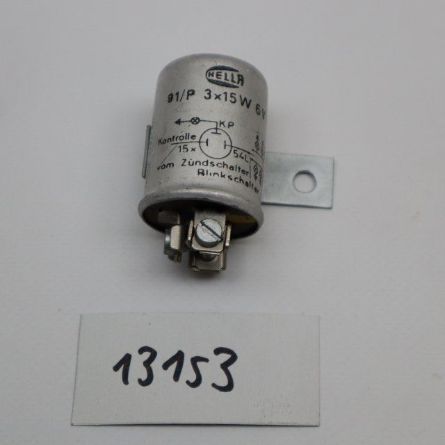 Hella 91 / P 3*15W 6V    Blinkerrelais NEU NOS
