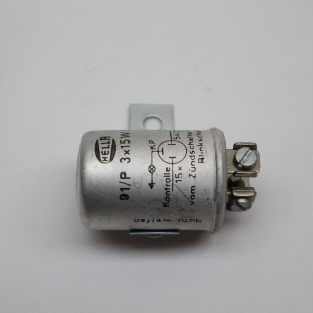 Hella 91 / P 3*15W 6V    Blinkerrelais NEU NOS