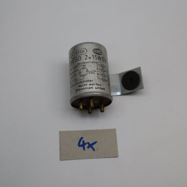 Hella Blinkerrelais 91 PSO 2*15W 6 v NEU NOS