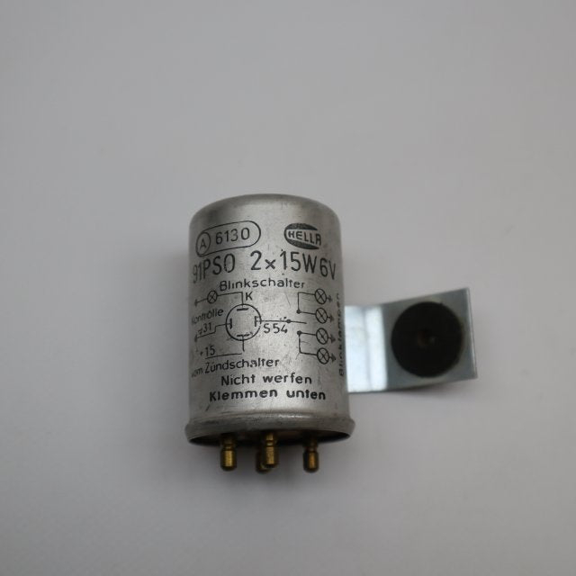 Hella Blinkerrelais 91 PSO 2*15W 6 v NEU NOS