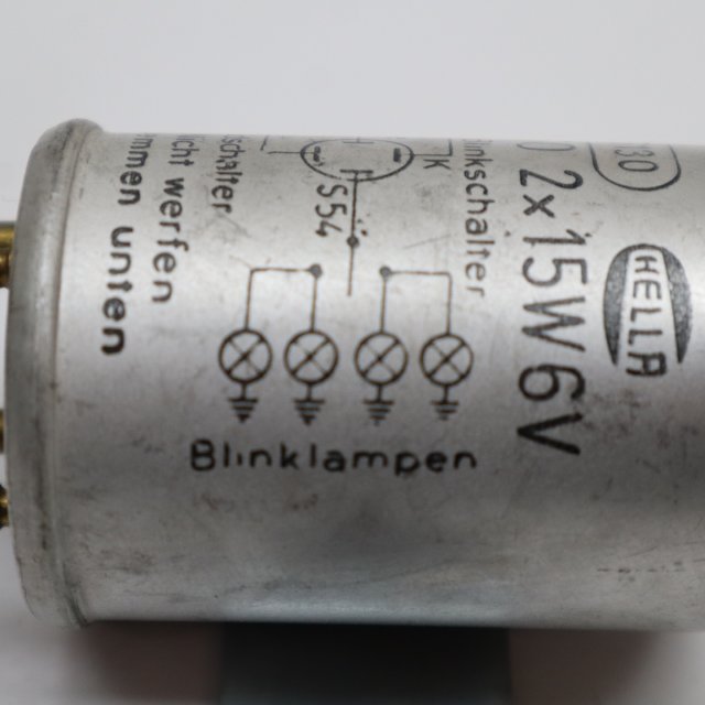 Hella Blinkerrelais 91 PSO 2*15W 6 v NEU NOS