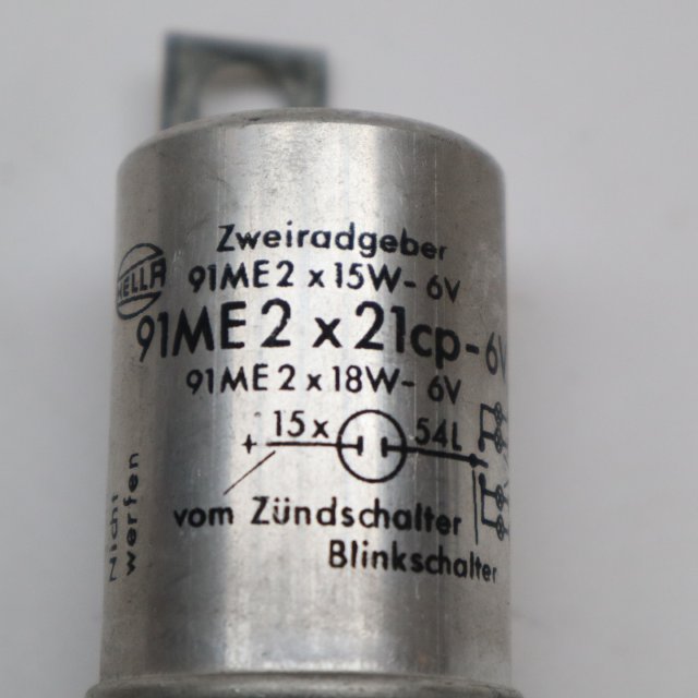 Hella Blinkerrelais 91ME2*21cp 6V NEU NOS