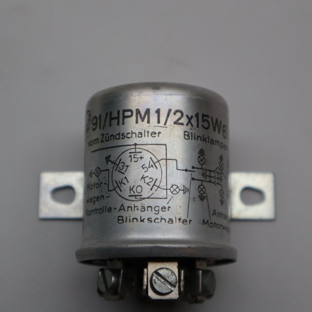 Hella Blinkerrelais  91/ HPM1 / 2*15W 6v NEU NOS