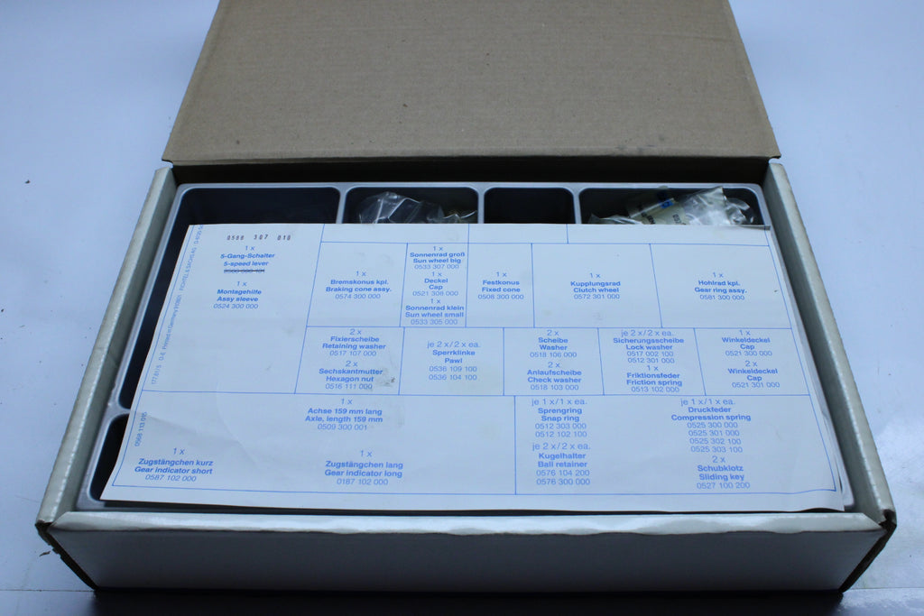 ORIGINAL SACHS FAHRRAD 5 GANG SCHALTUNG ERSATZTEILE SORTIMENT NOS